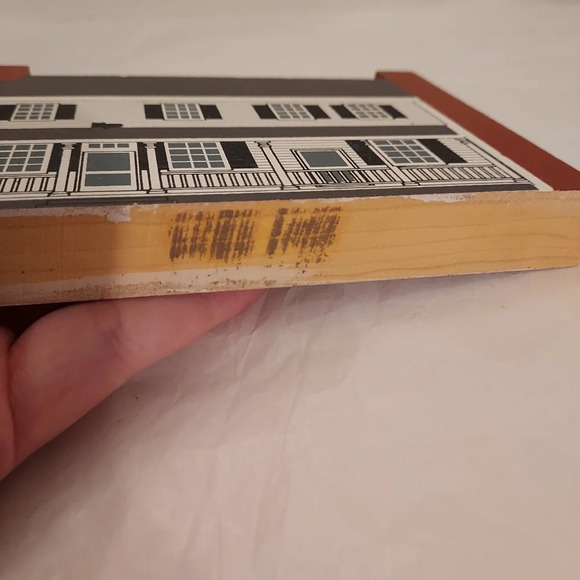 Vintage 1991 The Cat's Meow Miller - Claytor House Shelf Sitter - Picture 8 of 10